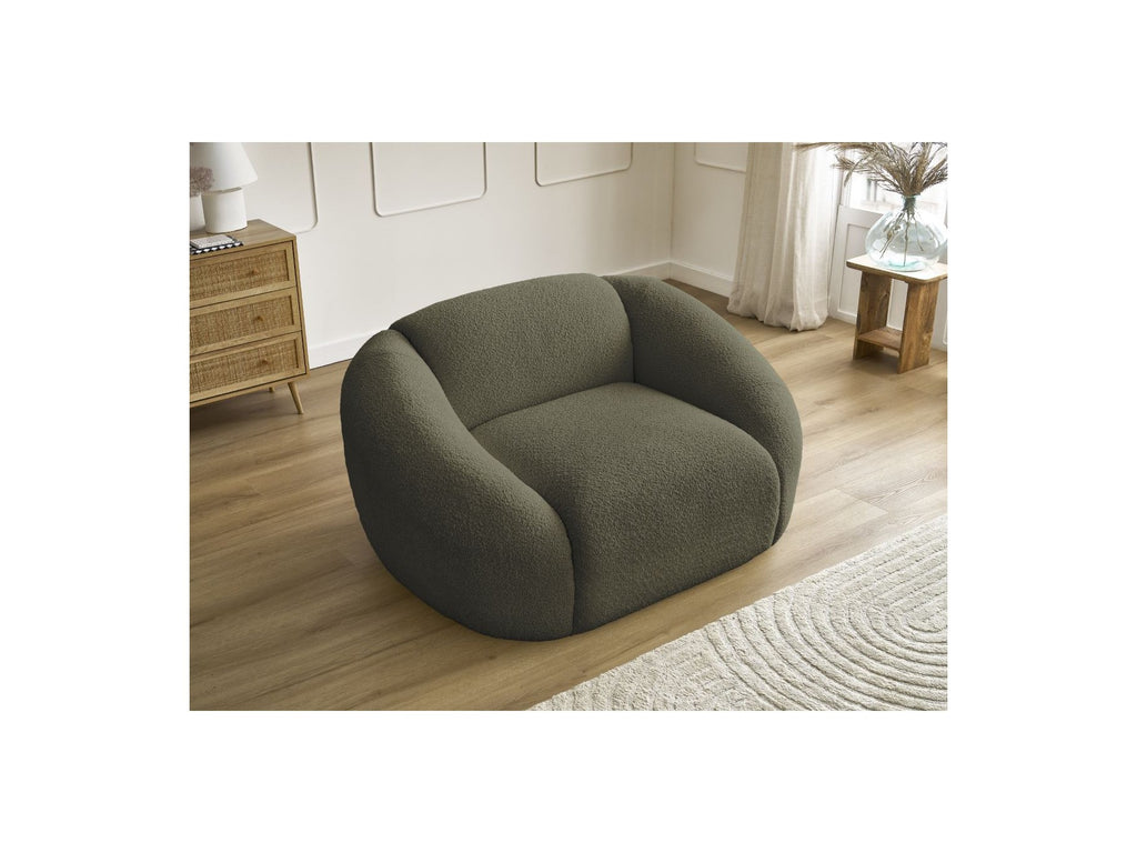 Armchair - Tina - Bouclé Fabric