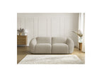 Fixed Straight 2-Seater Sofa - Tina - Bouclé Fabric