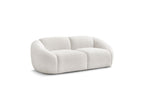 Fixed Straight 2-Seater Sofa - Tina - Bouclé Fabric