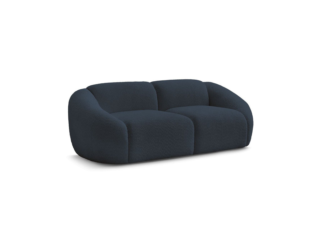 Fixed Straight 2-Seater Sofa - Tina - Bouclé Fabric