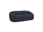 Fixed Straight 2-Seater Sofa - Tina - Bouclé Fabric