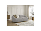 Fixed Straight 2-Seater Sofa - Tina - Bouclé Fabric