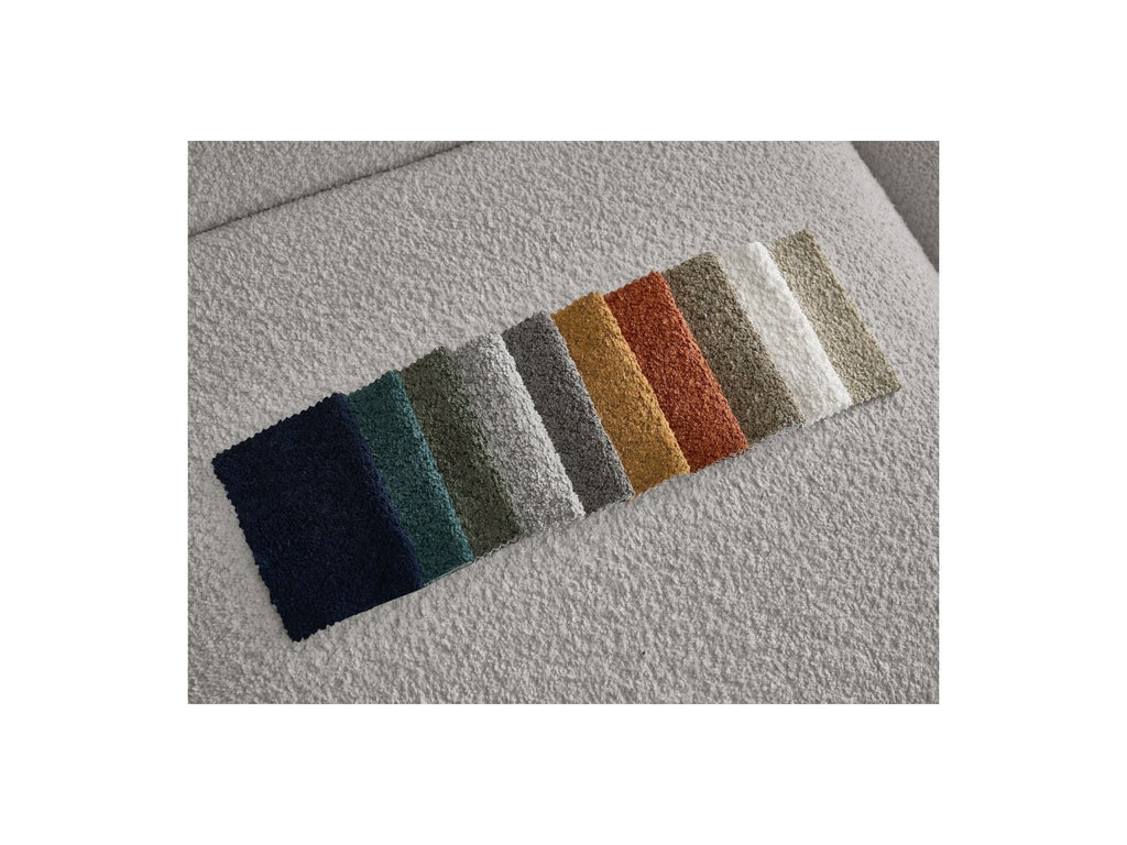 Fixed Straight 2-Seater Sofa - Tina - Bouclé Fabric