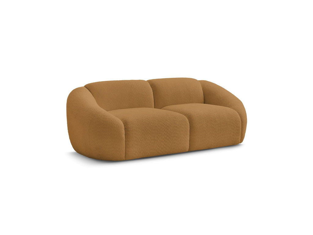 Fixed Straight 2-Seater Sofa - Tina - Bouclé Fabric