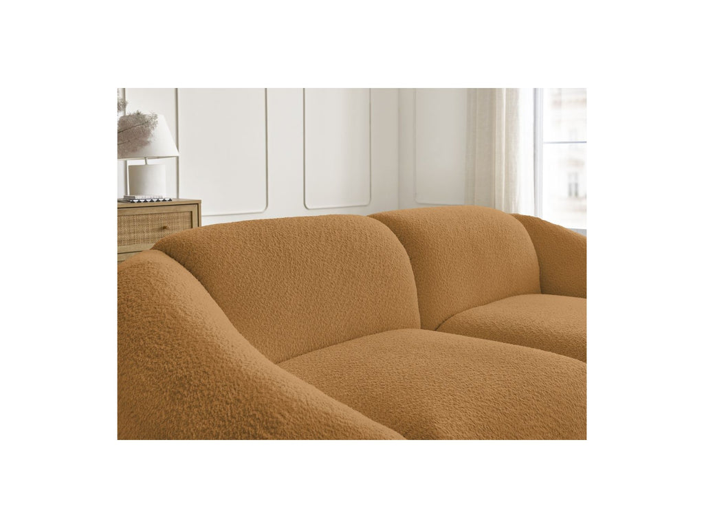 Fixed Straight 2-Seater Sofa - Tina - Bouclé Fabric