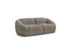 Fixed Straight 2-Seater Sofa - Tina - Bouclé Fabric