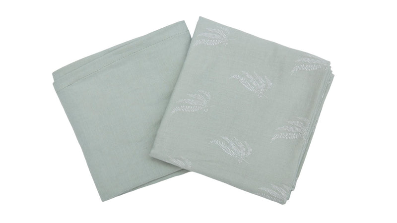 Lot De 2 Langes - Fougère Blanc Craie