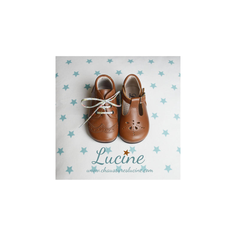 Adonis Golf Toe Booties - Camel Leather - Unisex