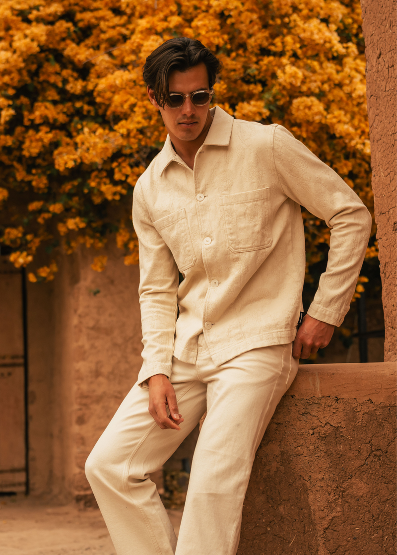 Veste Jacquard - Sand