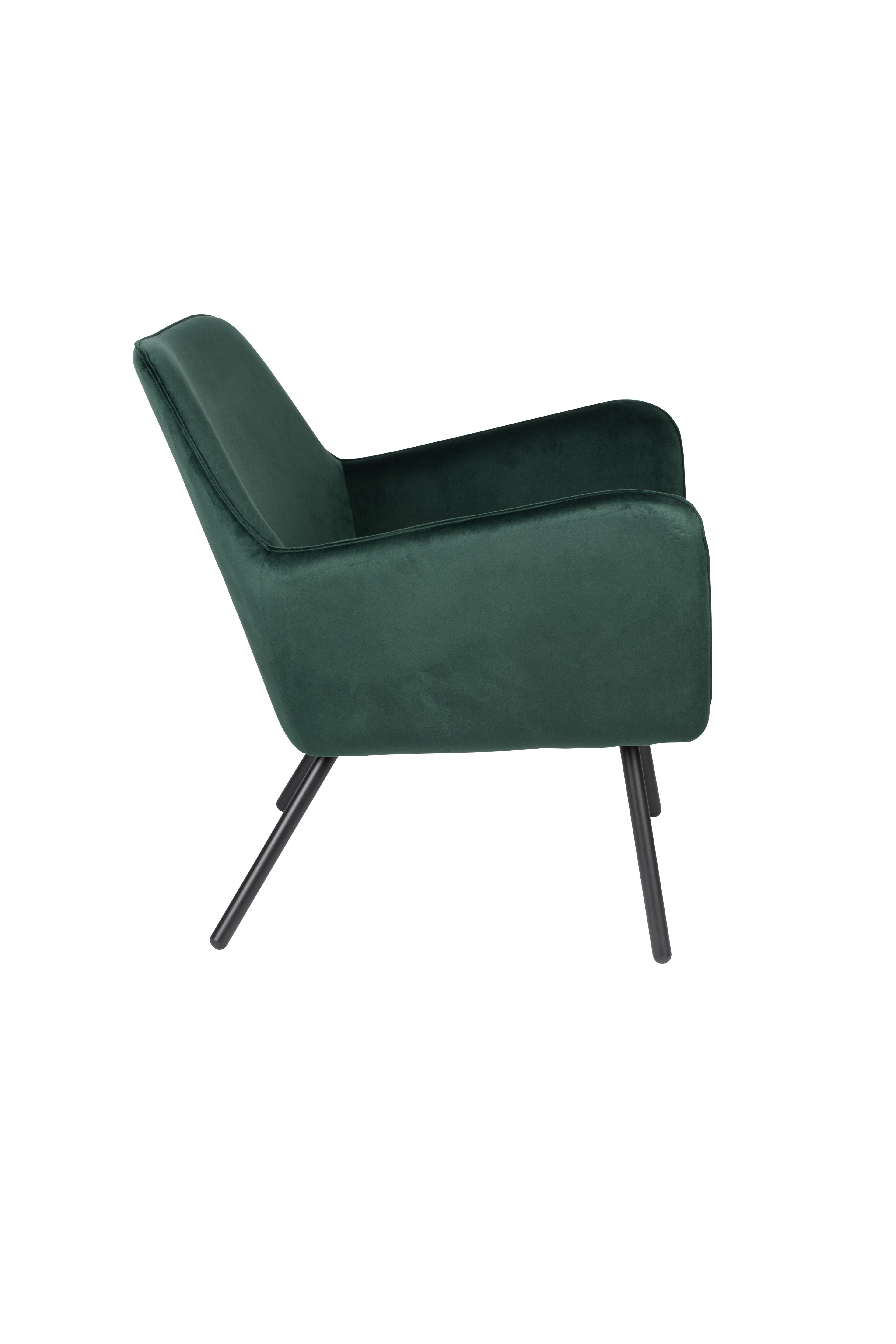 Bon Velours - Lounge Chair - Fabric - Green