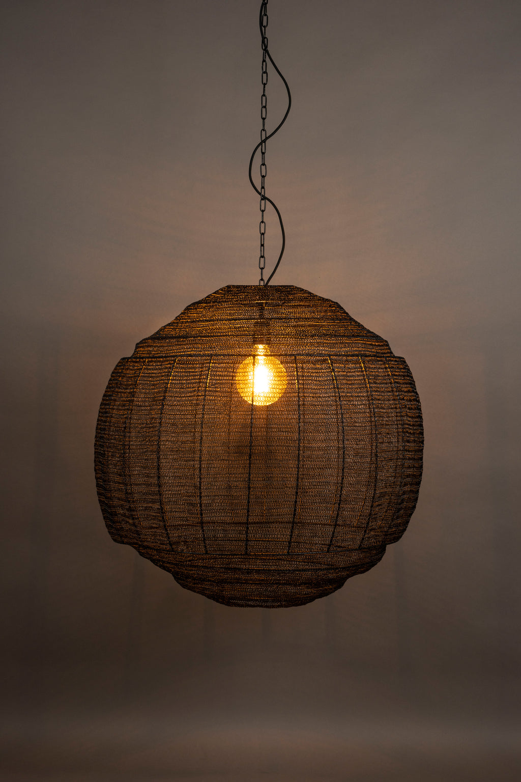 Meezan Xl - Pendant Lamp - Iron - Black