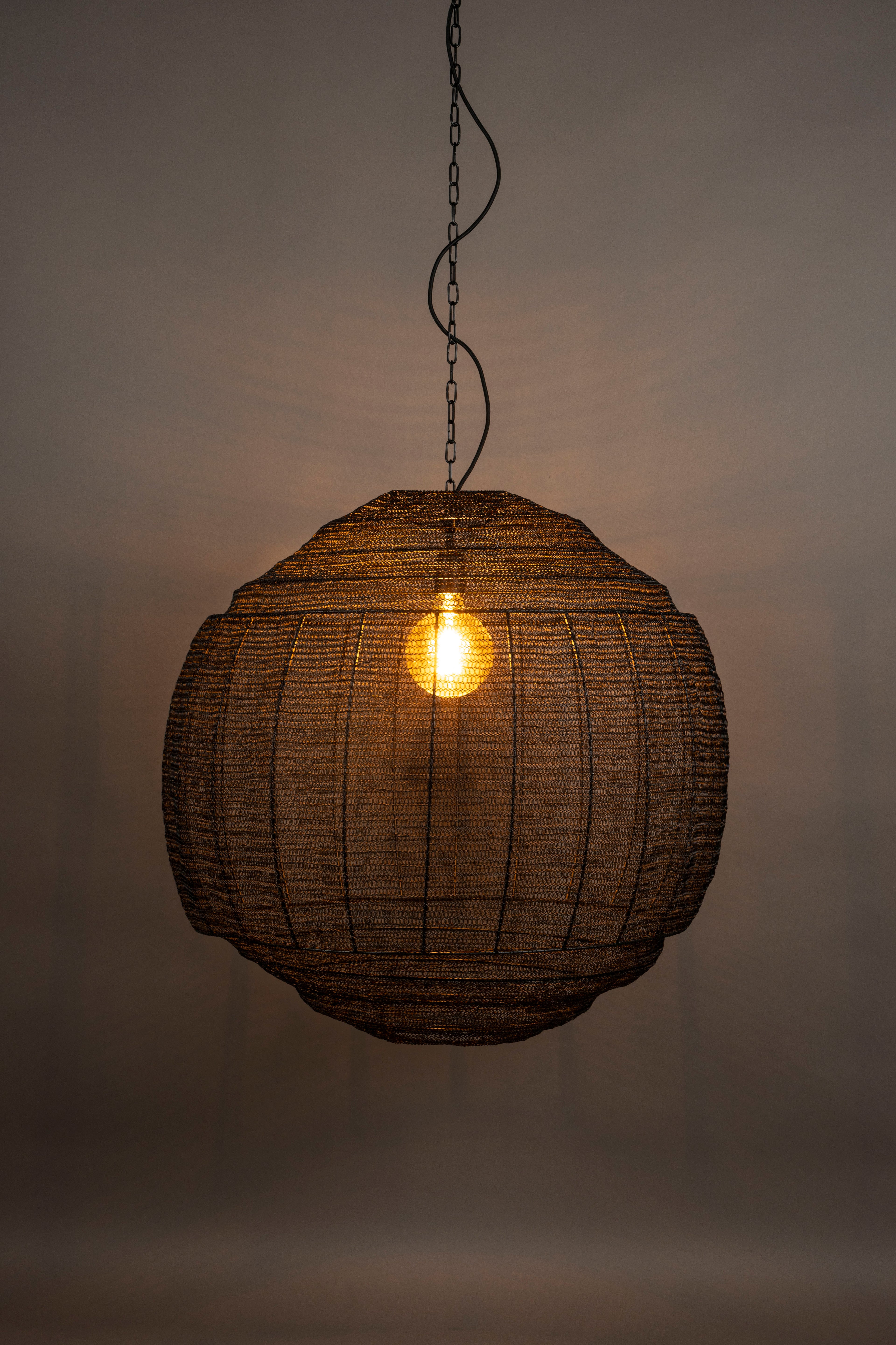 Meezan Xl - Pendant Lamp - Iron - Black