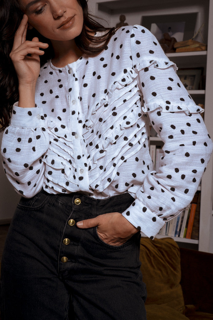 Lorraine Polka Shirt