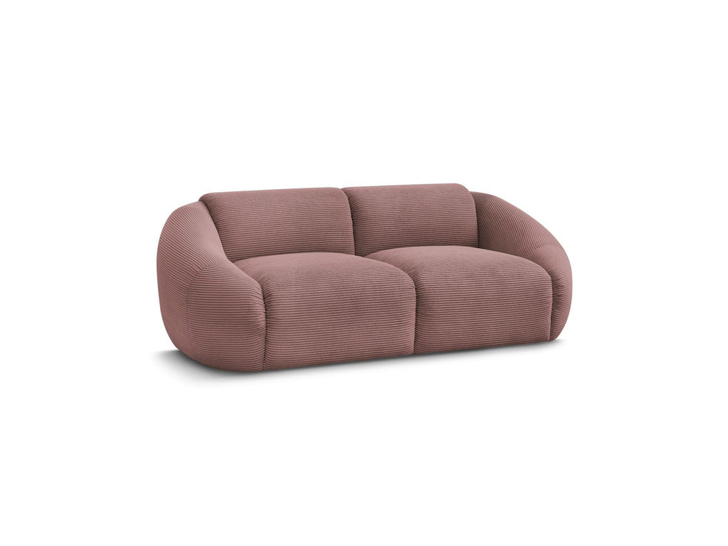 Fixed Straight 2-Seater Sofa - Tina - Corduroy