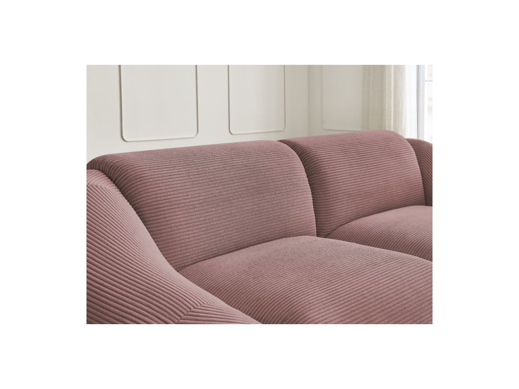 Fixed Straight 2-Seater Sofa - Tina - Corduroy
