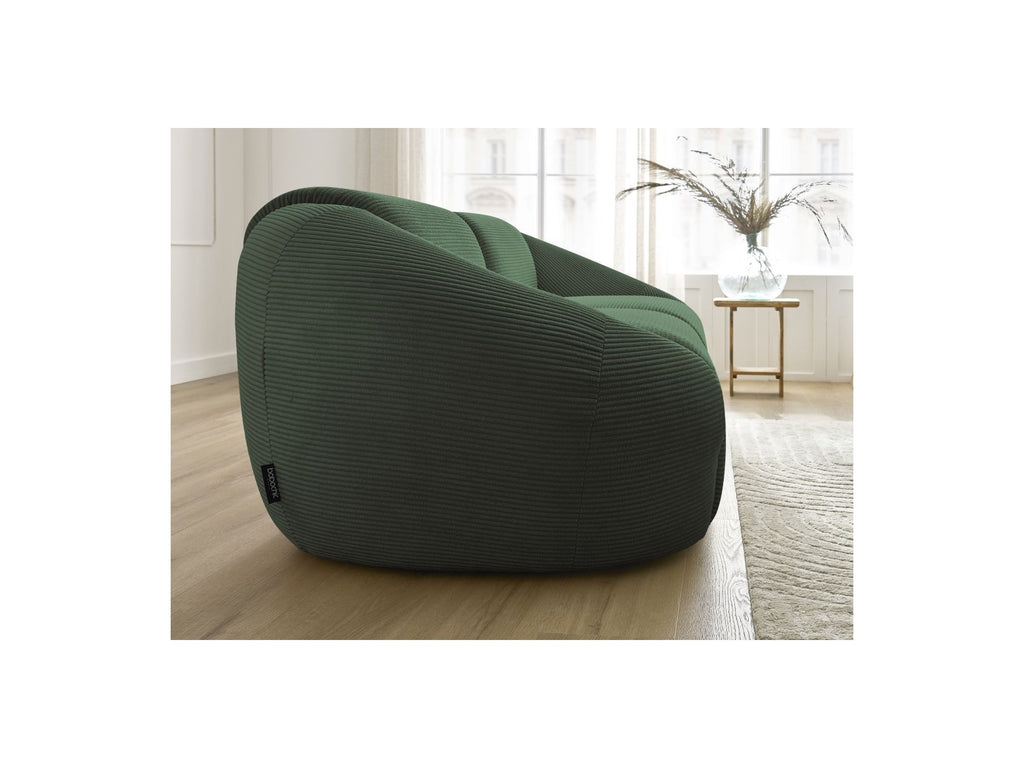Fixed Straight 2-Seater Sofa - Tina - Corduroy