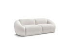 Fixed Straight 3-Seater Sofa - Tina - Bouclé Fabric