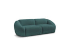Fixed Straight 3-Seater Sofa - Tina - Bouclé Fabric