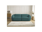 Fixed Straight 3-Seater Sofa - Tina - Bouclé Fabric