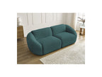 Fixed Straight 3-Seater Sofa - Tina - Bouclé Fabric