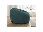 Fixed Straight 3-Seater Sofa - Tina - Bouclé Fabric