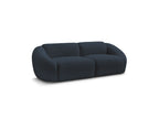Fixed Straight 3-Seater Sofa - Tina - Bouclé Fabric