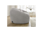 Fixed Straight 3-Seater Sofa - Tina - Bouclé Fabric