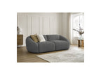 Fixed Straight 3-Seater Sofa - Tina - Bouclé Fabric