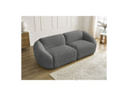 Fixed Straight 3-Seater Sofa - Tina - Bouclé Fabric