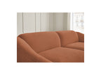 Fixed Straight 3-Seater Sofa - Tina - Bouclé Fabric
