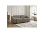 Fixed Straight 3-Seater Sofa - Tina - Bouclé Fabric