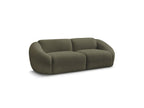 Fixed Straight 3-Seater Sofa - Tina - Bouclé Fabric