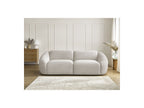 Fixed Straight 3-Seater Sofa - Tina - Corduroy