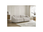 Fixed Straight 3-Seater Sofa - Tina - Corduroy