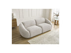 Fixed Straight 3-Seater Sofa - Tina - Corduroy