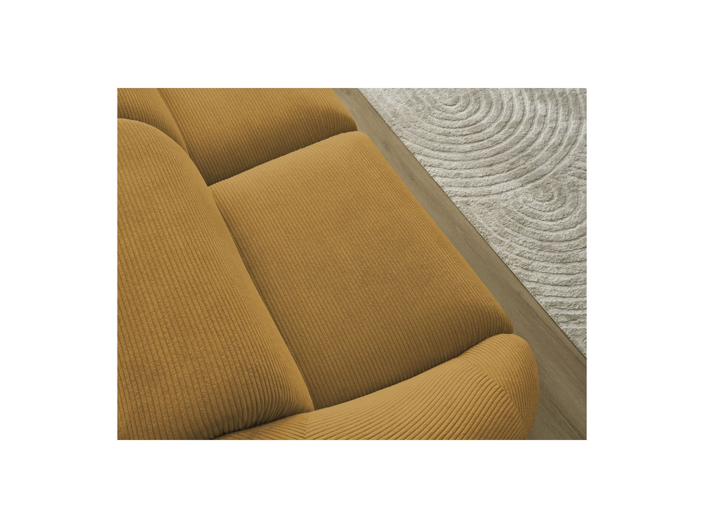 Fixed Straight 3-Seater Sofa - Tina - Corduroy