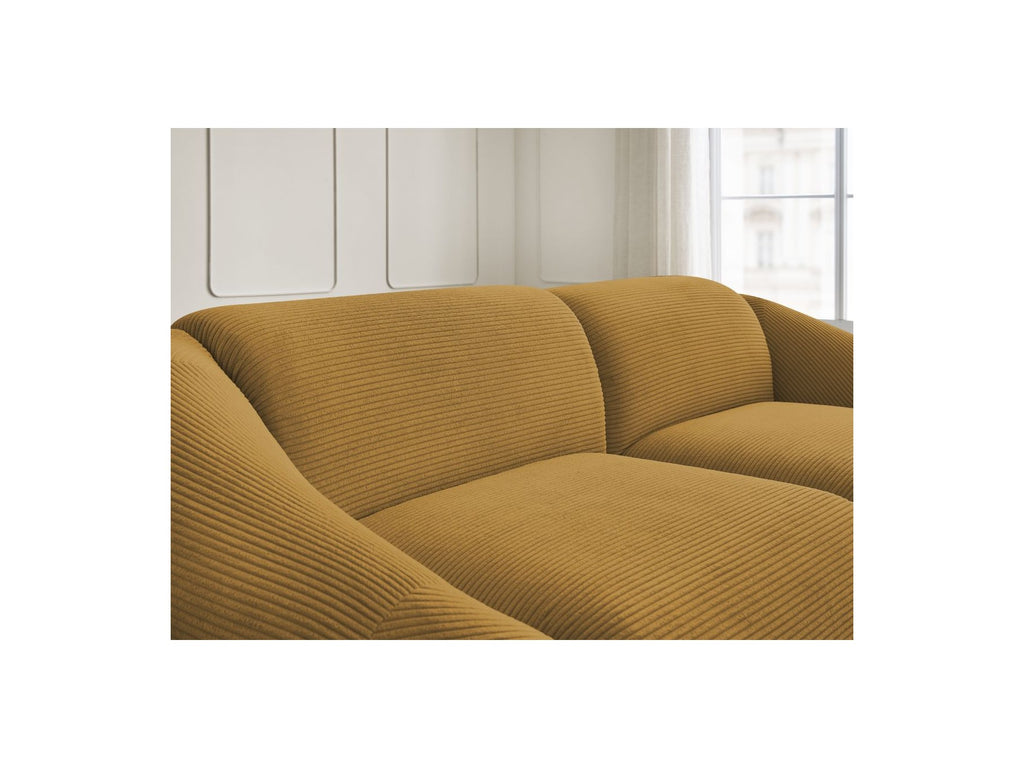 Fixed Straight 3-Seater Sofa - Tina - Corduroy