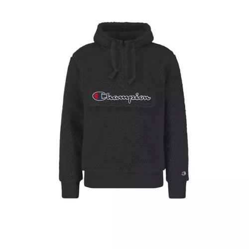 Sweat À Capuche Champion Half Zip Top Polaire - Noir