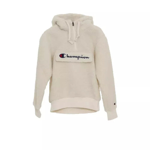 Sweat À Capuche Champion Half Zip Top Polaire - Beige