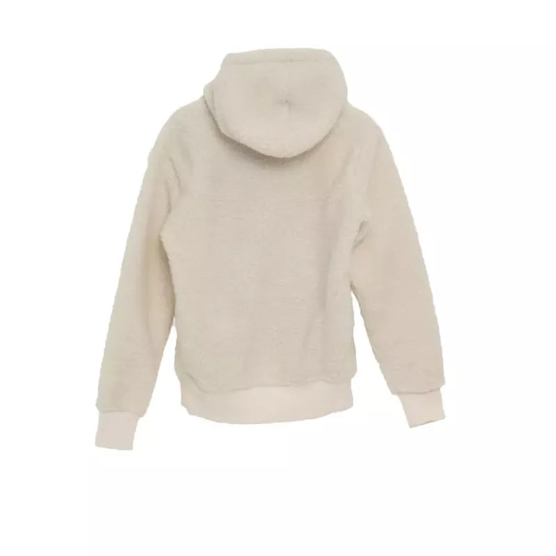Sweat À Capuche Champion Half Zip Top Polaire - Beige
