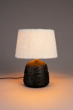Renzo Bouclé - Table Lamp - Ceramic - White/Black