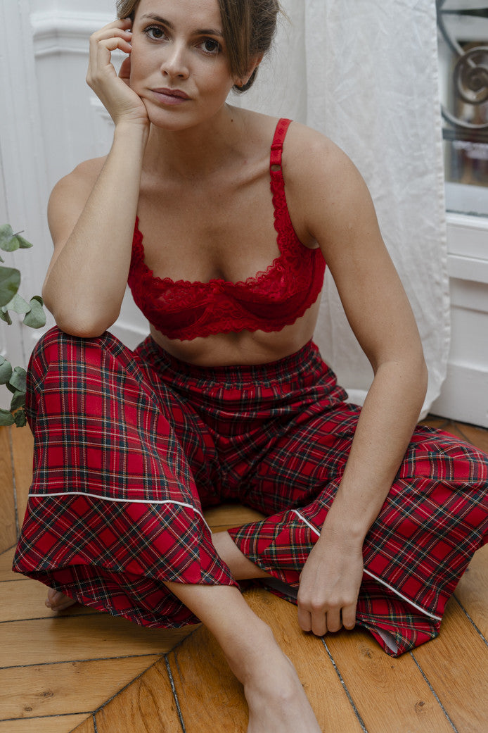 Miranda Red Tartan Pyjama