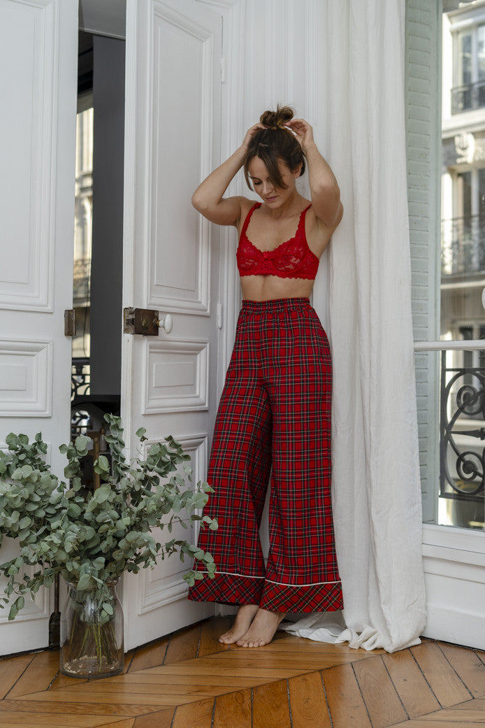 Miranda Red Tartan Pyjama