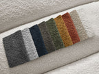 Modular Fixed Corner Sofa - Annecy - Bouclé Fabric - Right-Hand Corner