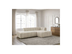 Modular Fixed Corner Sofa - Annecy - Bouclé Fabric - Right-Hand Corner
