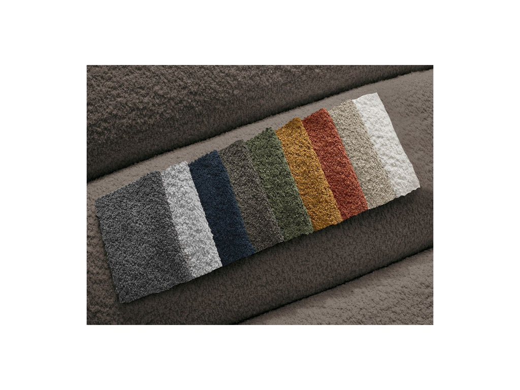 Modular Fixed Corner Sofa - Annecy - Bouclé Fabric - Right-Hand Corner