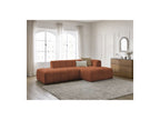 Modular Fixed Corner Sofa - Annecy - Bouclé Fabric - Right-Hand Corner