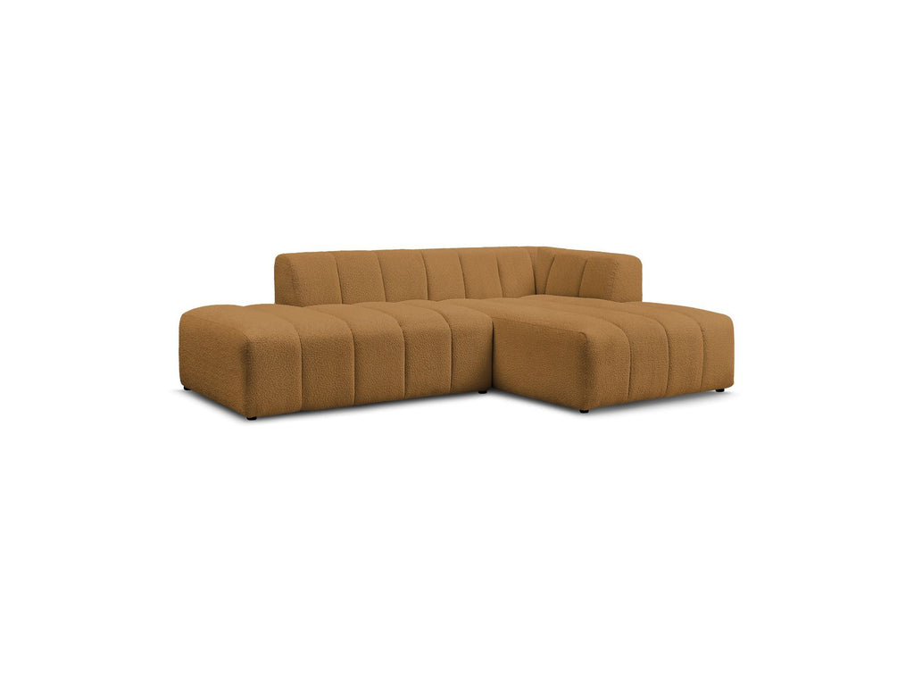 Modular Fixed Corner Sofa - Annecy - Bouclé Fabric - Right-Hand Corner