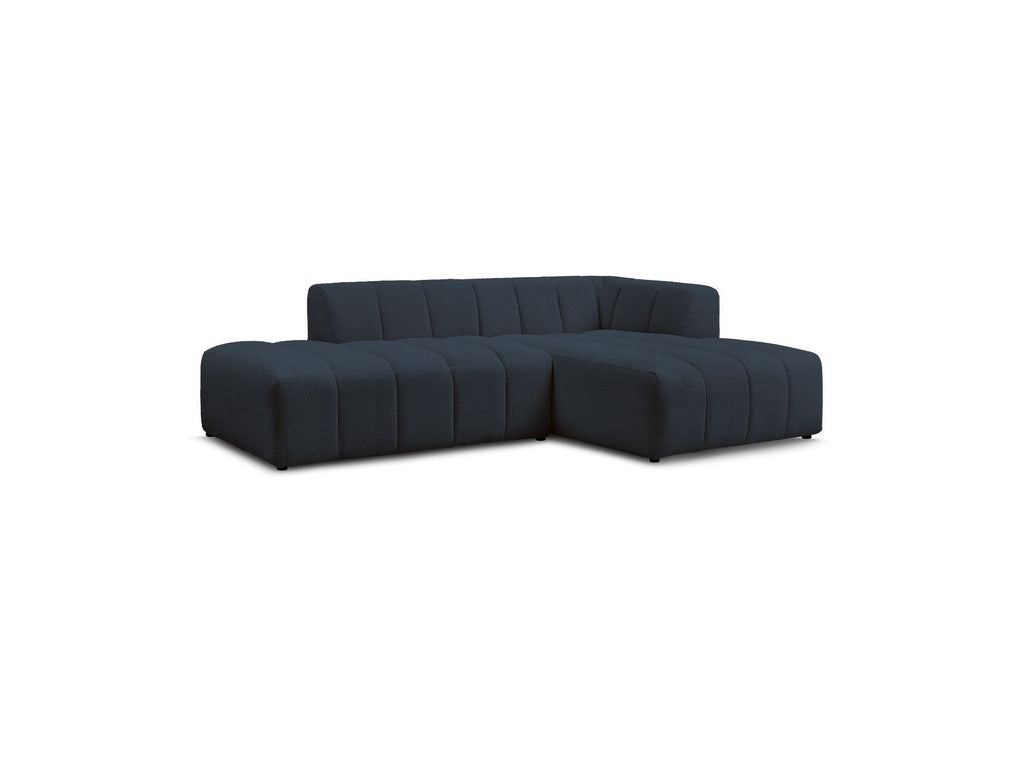Modular Fixed Corner Sofa - Annecy - Bouclé Fabric - Right-Hand Corner