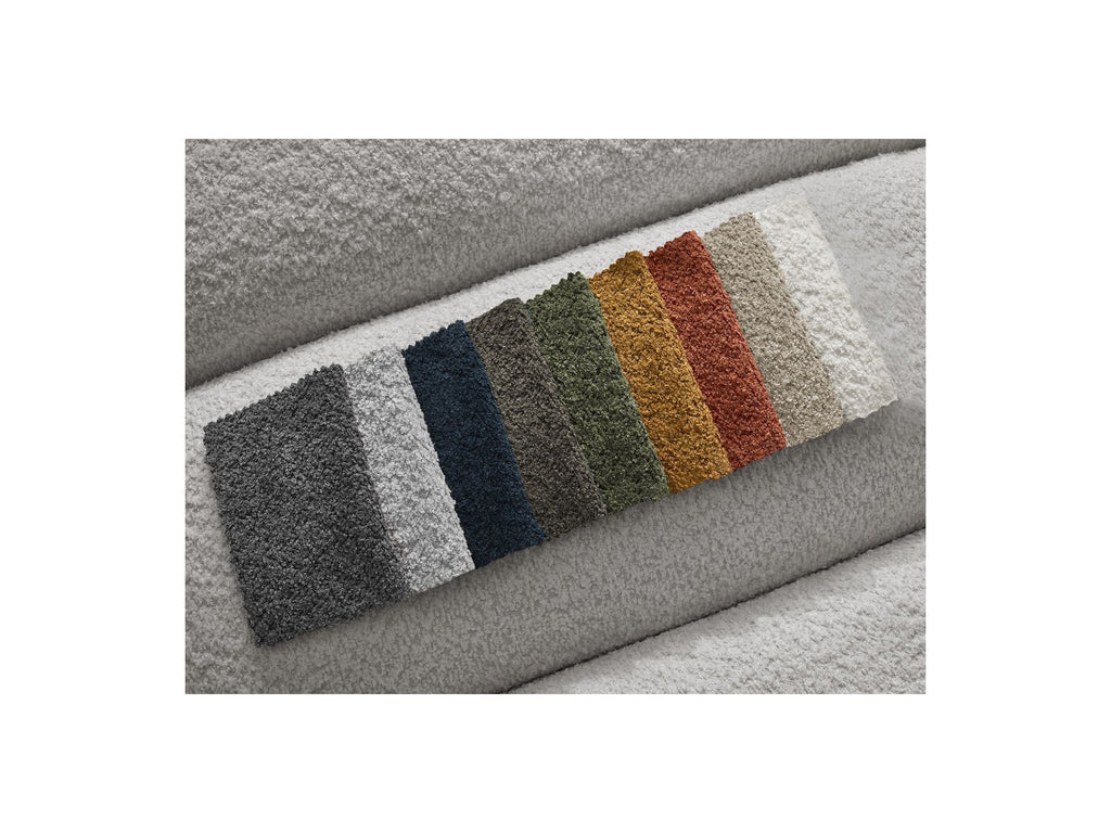 Modular Fixed Corner Sofa - Annecy - Bouclé Fabric - Right-Hand Corner